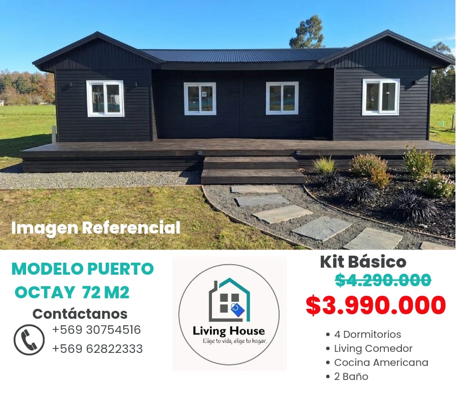 Casa Puerto Octay 72m²